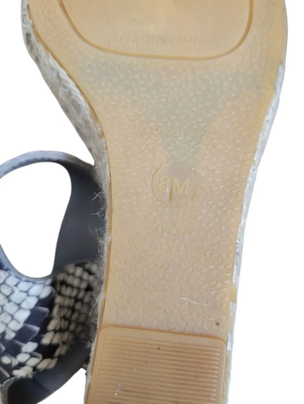 Vince‎ Sophie Python-Print Leather Espadrille Wedge